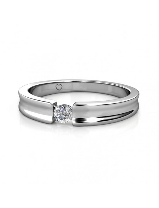 Eenvoud Ring - Oostenrijks Kristal - Image 4