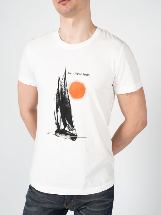 Diesel T-shirt T-Iny Herr Vit - Image 5
