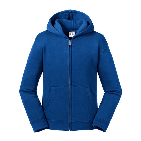 Russell Kids/Childrens Authentic Zip Hooded Sweatshirt (Bright Royal) - Image 1