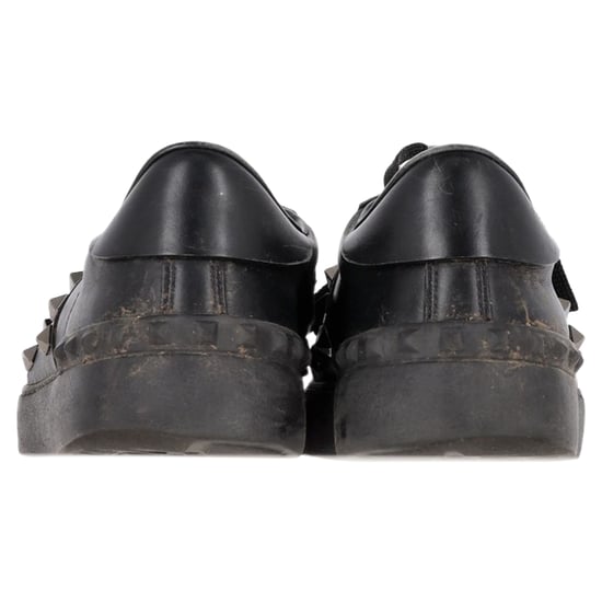 Valentino Garavani Rockstud Snörskor i Svart Kalvskinn - Image 4