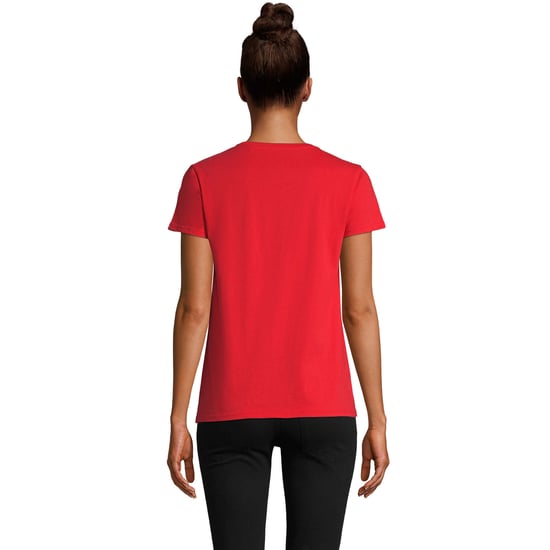 SOLS Dames/Dames Pioneer T-Shirt (Helder rood) - Image 2