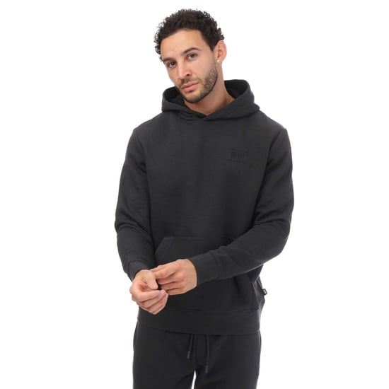 Men's DKNY Printed Logo Blackwater Hoodie in Charcoal