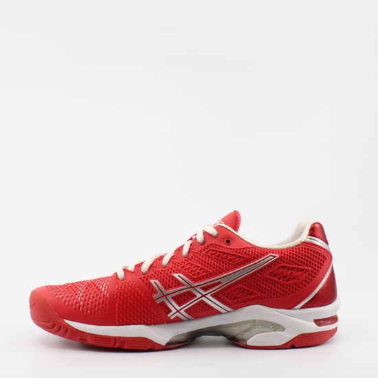 Asics Gel Solution Speed 2 Red Synthetic Womens Lace Up Trainers E450Y 2393