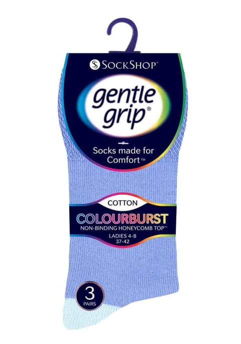Gentle Grip - 6 par icke elastiska Gentle Grip-strumpor för damer - GG188 - Image 2