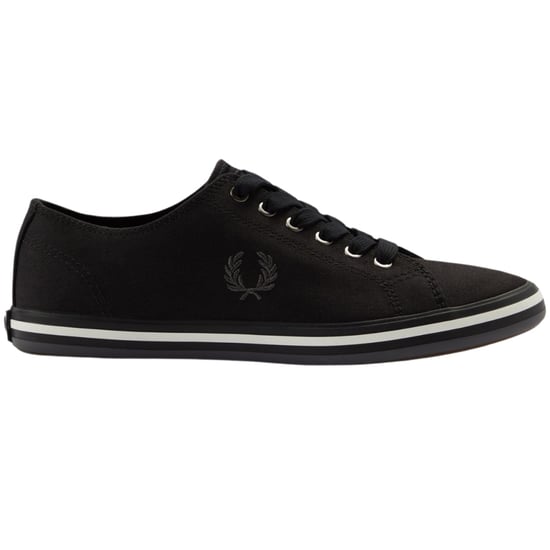 Fred Perry Kingston Twill Black Shoes