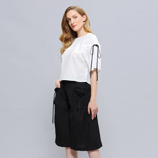 Casual brede been capri -broek - Image 5