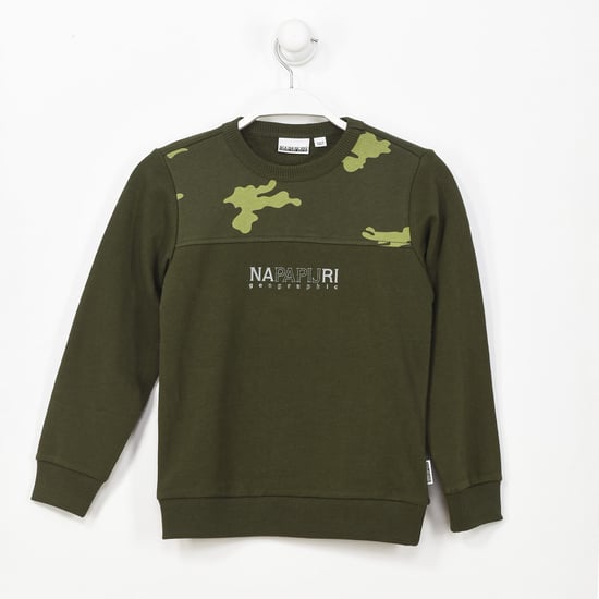 GA4EPU boy's long sleeve and round neck sweatshirt