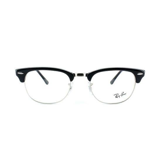 Ray-Ban Glasses Frames 5154 Clubmaster 2000 Shiny Black 49mm - Image 1