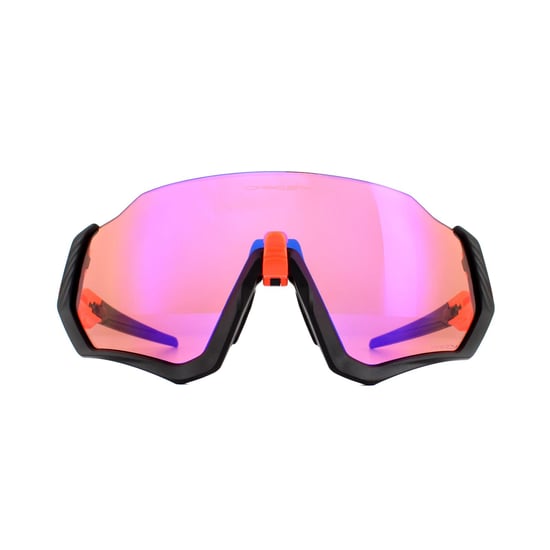 Oakley Wrap Mens Matte Black Prizm Trail Sunglasses