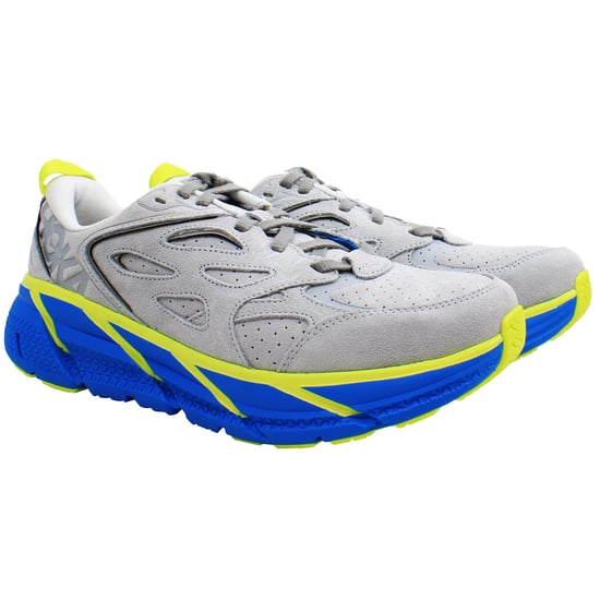 Hoka One Clifton L Unisex Grey Trainers - Image 5