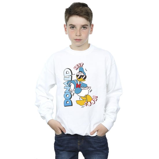 Disney Boys Donald Duck Cool Sweatshirt (White)