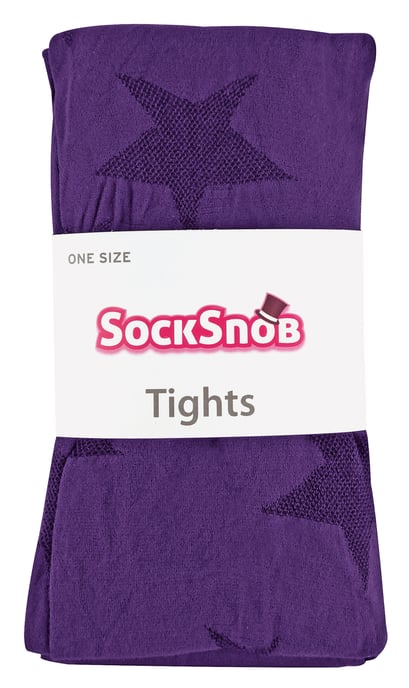Sock Snob - Färgade 80 denier ogenomskinliga mode-strumpbyxor för damer - Star - Image 2
