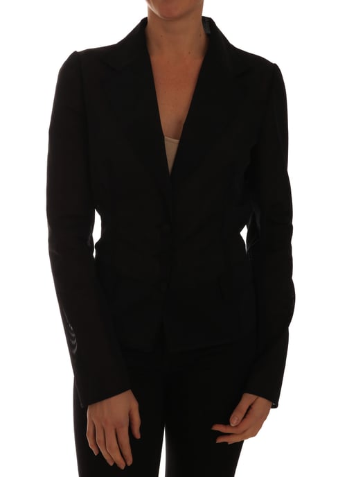 Dolce & Gabbana Zwart Nylon Net Blazer Jasje voor dames - Image 1