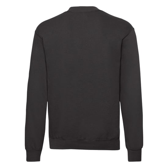 Fruit of the Loom Unisex Sweatshirt met Klassieke Schouder (Zwart) - Image 2