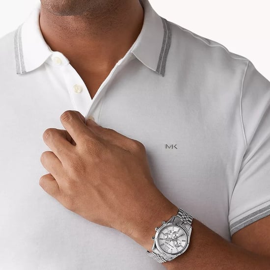 Michael Kors MK8405 Lexington Silver Men's Watch - Image 4
