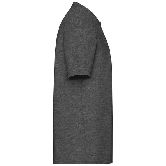 Fruit of the Loom Mens Pique Polo Shirt (Dark Heather) - Image 3