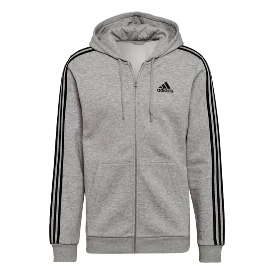 Essentials Fleece 3-Stripes Full-Zip Hoodie - Image 4