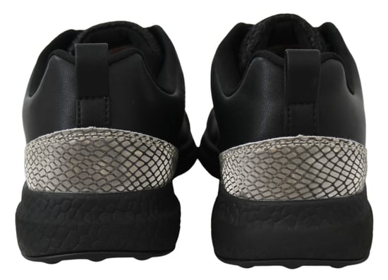 Plein Sport Women's Black Polyester Runner Gisella Sneakers Shoes - Image 4