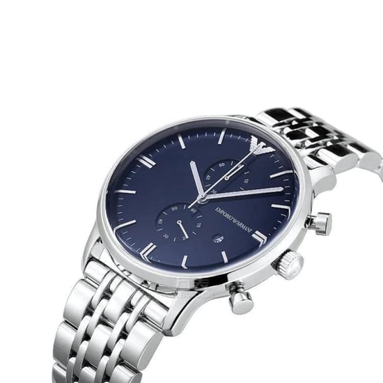 Emporio Armani AR80013 Blue Dial Chronograph herrklocka - Image 3