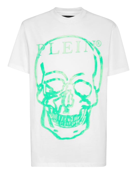 T-shirt med rund hals och dödskalle - Image 2