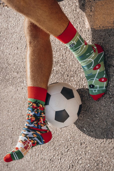 SPOX SOX - Mens & Ladies Mismatched Novelty Odd Socks - Football - Image 2