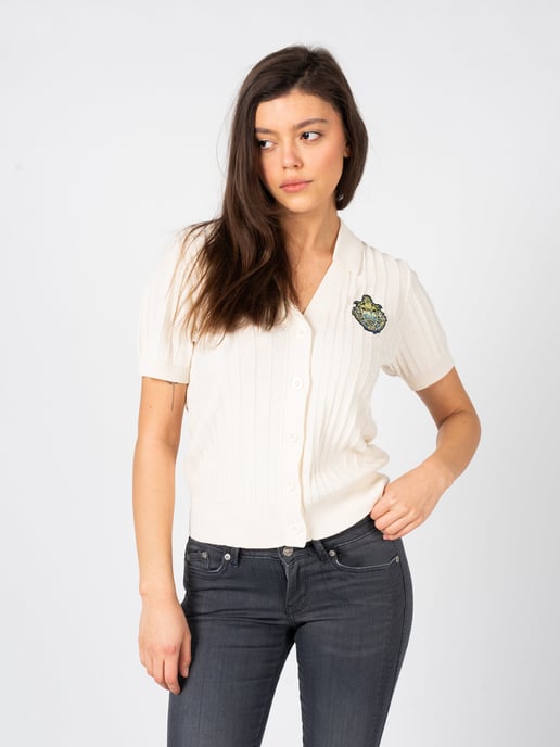Fila Cardigan Trap Woman's Beige - Image 3