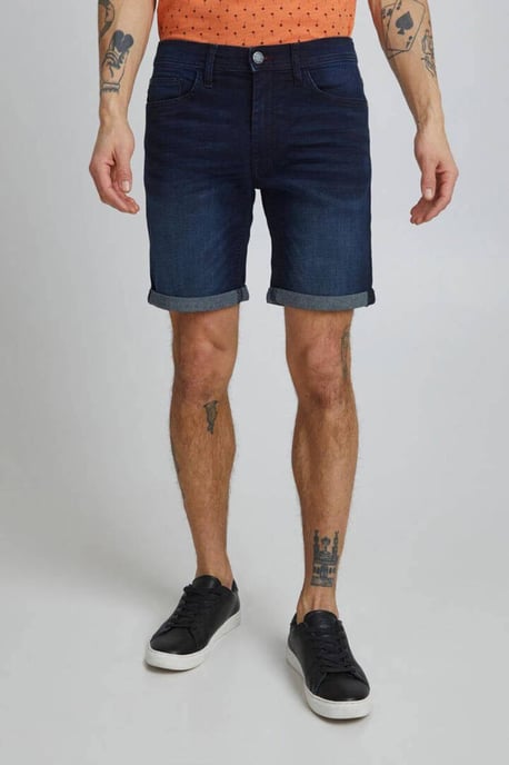 Blend regular fit jeans kort denim donkerblauw - Image 5