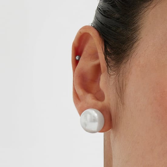 Luxenter Nandi 925 Sterling Silver och Vit Pärla Rhodiumbelagda Örhängen - Image 5