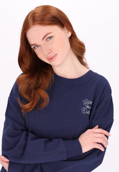 Dreimaster Sweatshirt Dames marine - Image 5