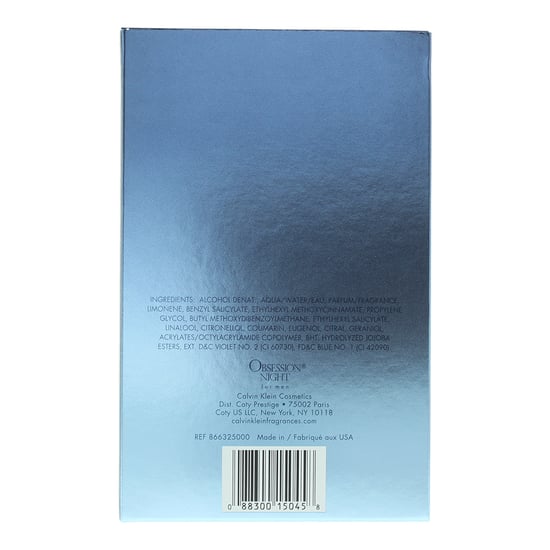 Calvin Klein Obsession Night For Men Eau De Toilette 125ml - Image 4