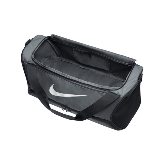 Nike Brasilia Swoosh Training 60L Duffle Bag (Iron Grey/Black/White) - Image 3