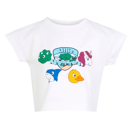 Regatta Childrens/Kids Little Adventurers Animals T-Shirt (White)