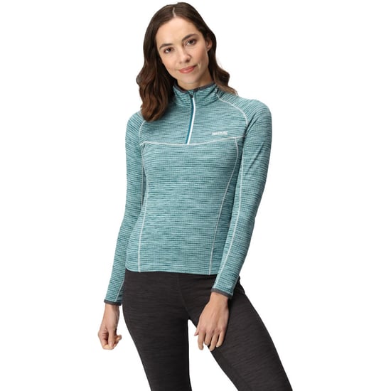 Regatta Womens Ladies Yonder Half Zip Long Sleeve Moisture Wicking Top - Image 1