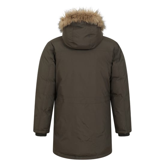Mountain Warehouse Antarctic Extreme vattentät dunjacka för herrar (mörk kaki) - Image 2