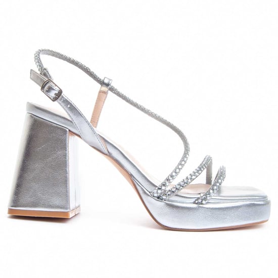 Montevita Klacksandaler Festsand5 i Silver - Image 2