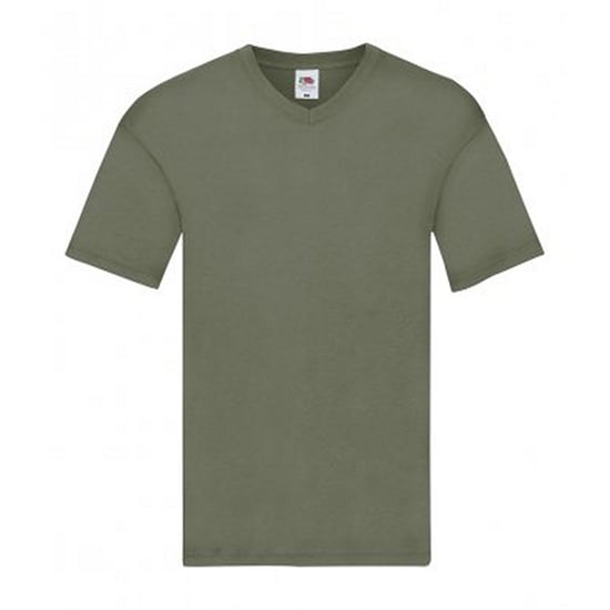 Fruit Of The Loom Mens Original V Neck T-Shirt