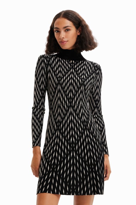 Desigual Kvinnors Svarta Klänning - Image 3