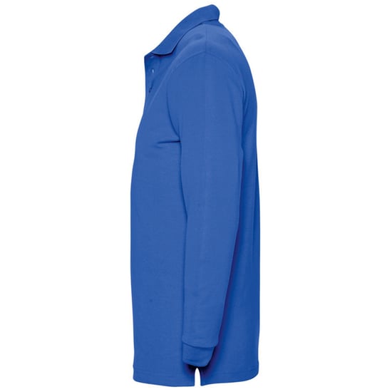 SOLS Heren-Winter II Poloshirt met lange mouwen van Piqué katoen (Koningsblauw) - Image 3
