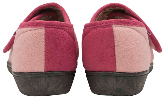 Dunlop - Damtofflor med bred passform för äldre kvinnor, justerbara, med kardborreband, i memory foam - Image 2