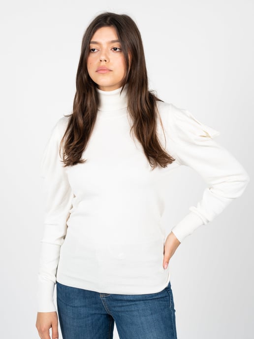 Liu Jo Pullover Woman's Off-White - Image 3