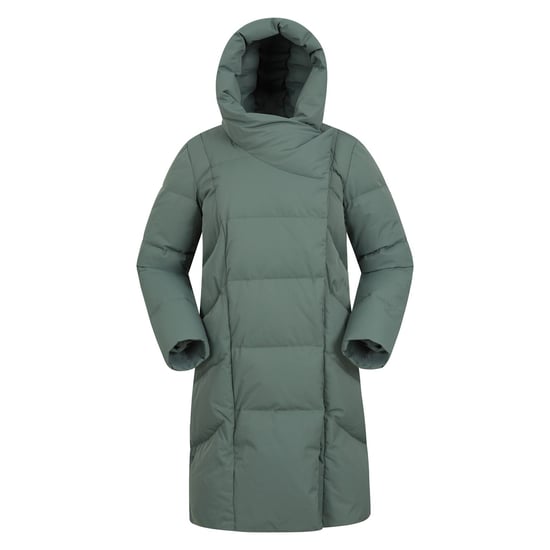 Mountain Warehouse Womens/Ladies Cosy Extreme II Wrap Down Jacket (Khaki Green) - Image 1