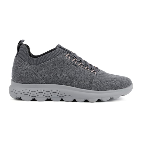 Geox D Spherica A Wollen Blend Dames Antraciet Sneakers - Image 4
