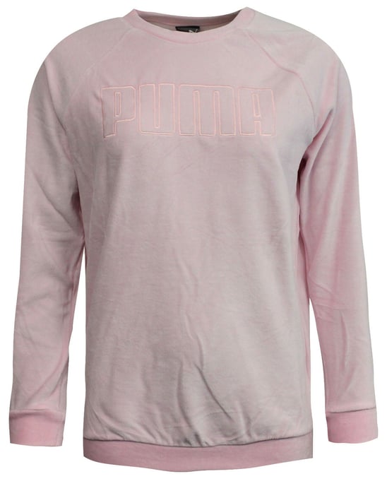Puma Velour Womens Pink Velvet Jumper - Image 1