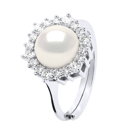 Ring Sieraden - Echte Geëxtraheerde Zoetwaterparel Rond 8-9 mm - Image 1