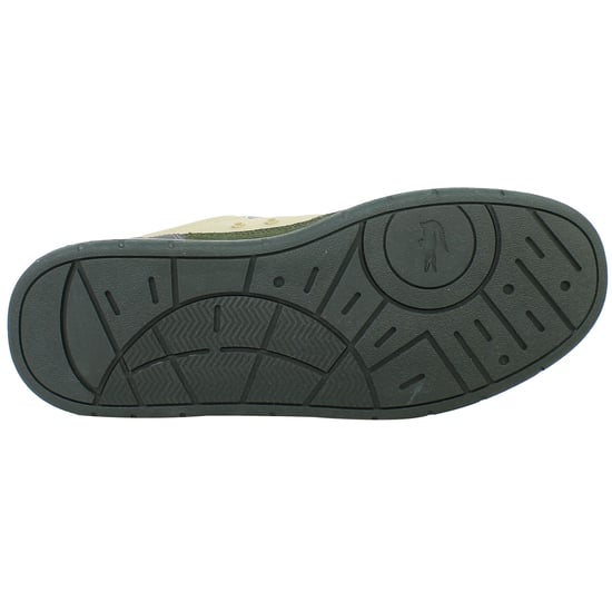Lacoste Ace Clip 0822 2 SMA Mens Khaki Trainers - Image 5