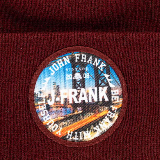 Hat with label sewn on the front JFBN18W01 man