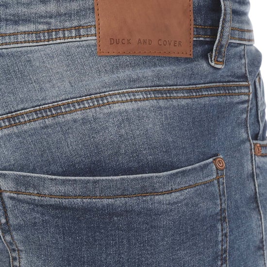 Men's Duck and Cover Zeki Denim Shorts in Denim - Image 3