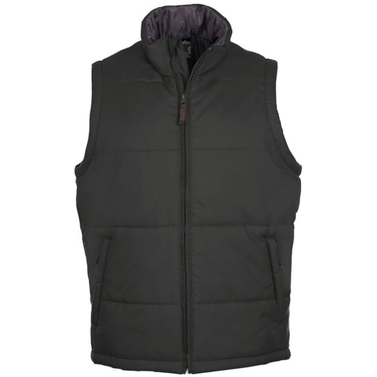 SOLS Warm Unisex Gewatteerd Bodywarmer Jasje (Houtskool) - Image 1
