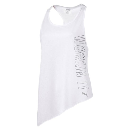 Puma A.C.E Slogan Womens White Vest - Image 1