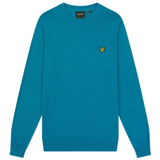 Lyle & Scott Brand Logo Leisure Blue Jumper - Image 1